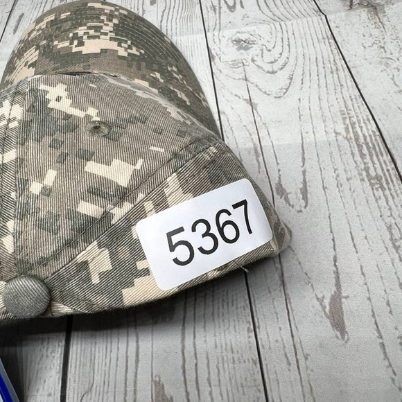 Indiana Pacers NBA Digital Army Camo Adidas Hat Strapback Cap New Men - Picture 7 of 7